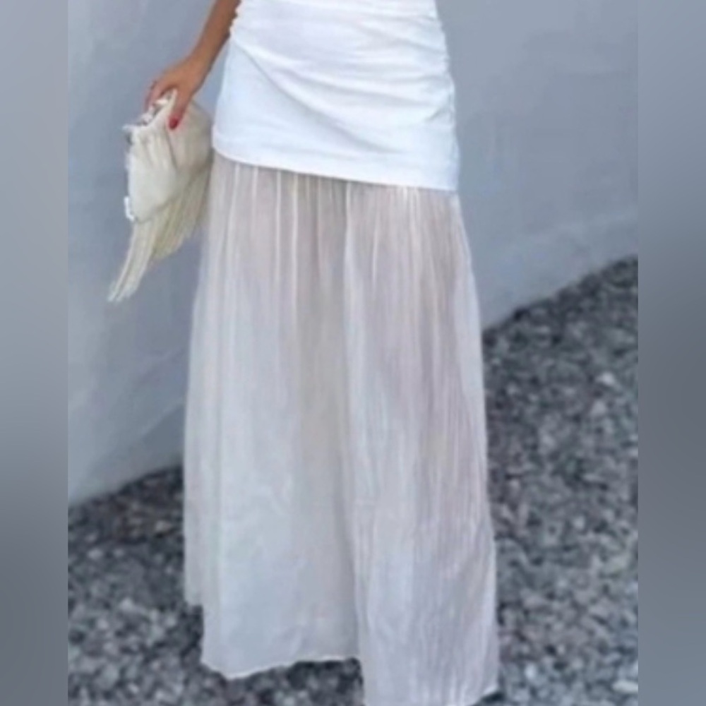Zara combination skirt bloggers favorite ❤️